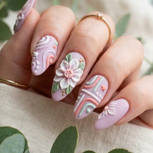 Rubberized 3D Nail Art 2026