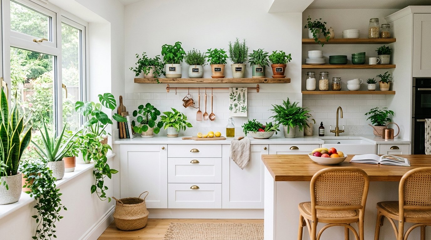 Modern kitchen decorating ideas with island and pendant lights