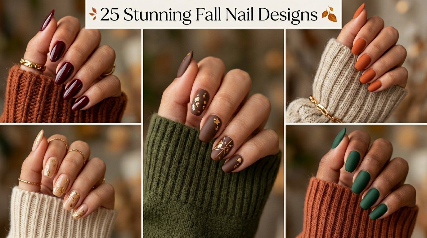 25 Gorgeous Fall Nail Designs