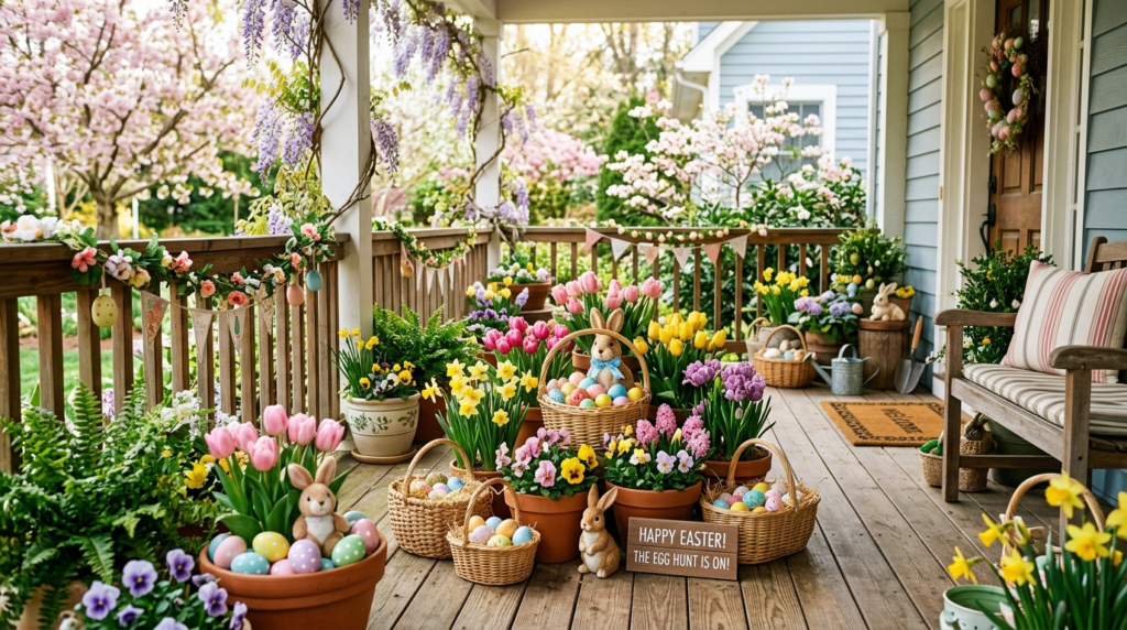 25 Stunning Outdoor Easter Decorations for Porch That’ll Make Your Neighbors Jealous