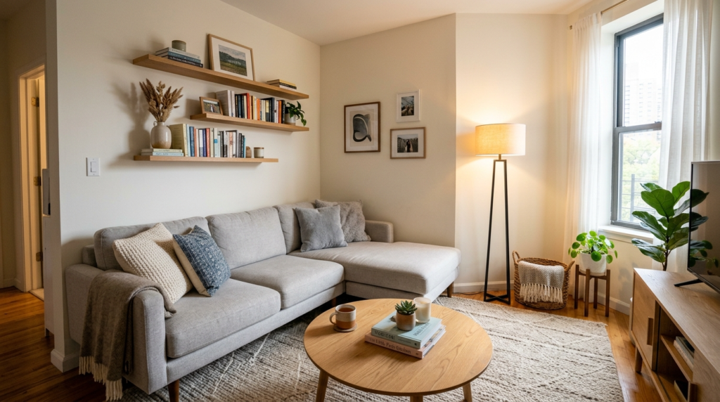 How to Create a Cozy Living Room in a Small Apartment (Without Spending a Fortune)