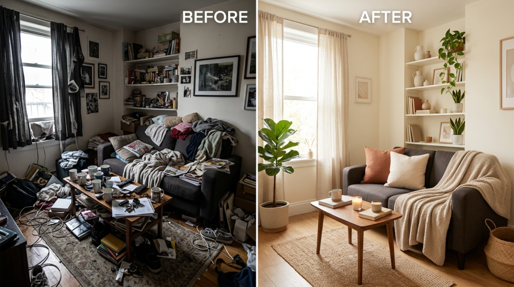 How to Create a Cozy Living Room in a Small Apartment (Without Spending a Fortune)