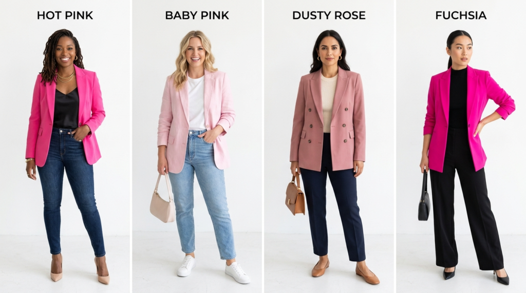 30 Pink Blazer Outfits for Every Occasion 2026