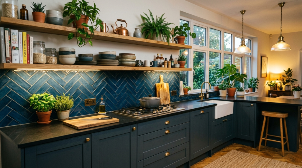 Stunning White Kitchen Cabinets Blue Backsplash Ideas for a Dream Kitchen in 2026