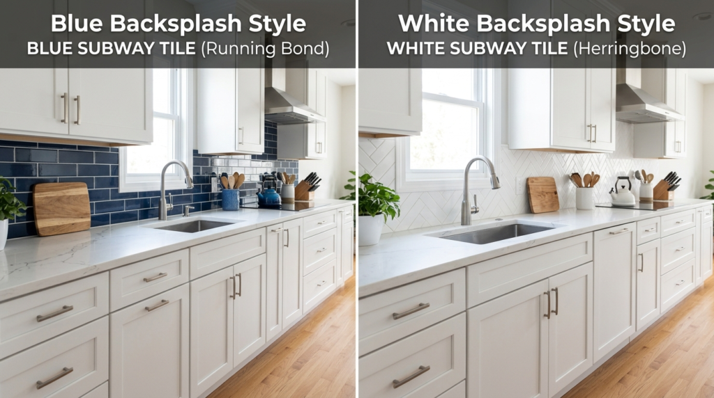 Stunning White Kitchen Cabinets Blue Backsplash Ideas for a Dream Kitchen in 2026