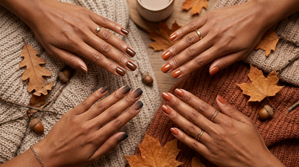 Fall Manicure Inspiration 2026: Short Nails, Cozy Colors & Brown Skin-Friendly Ideas You’ll Love