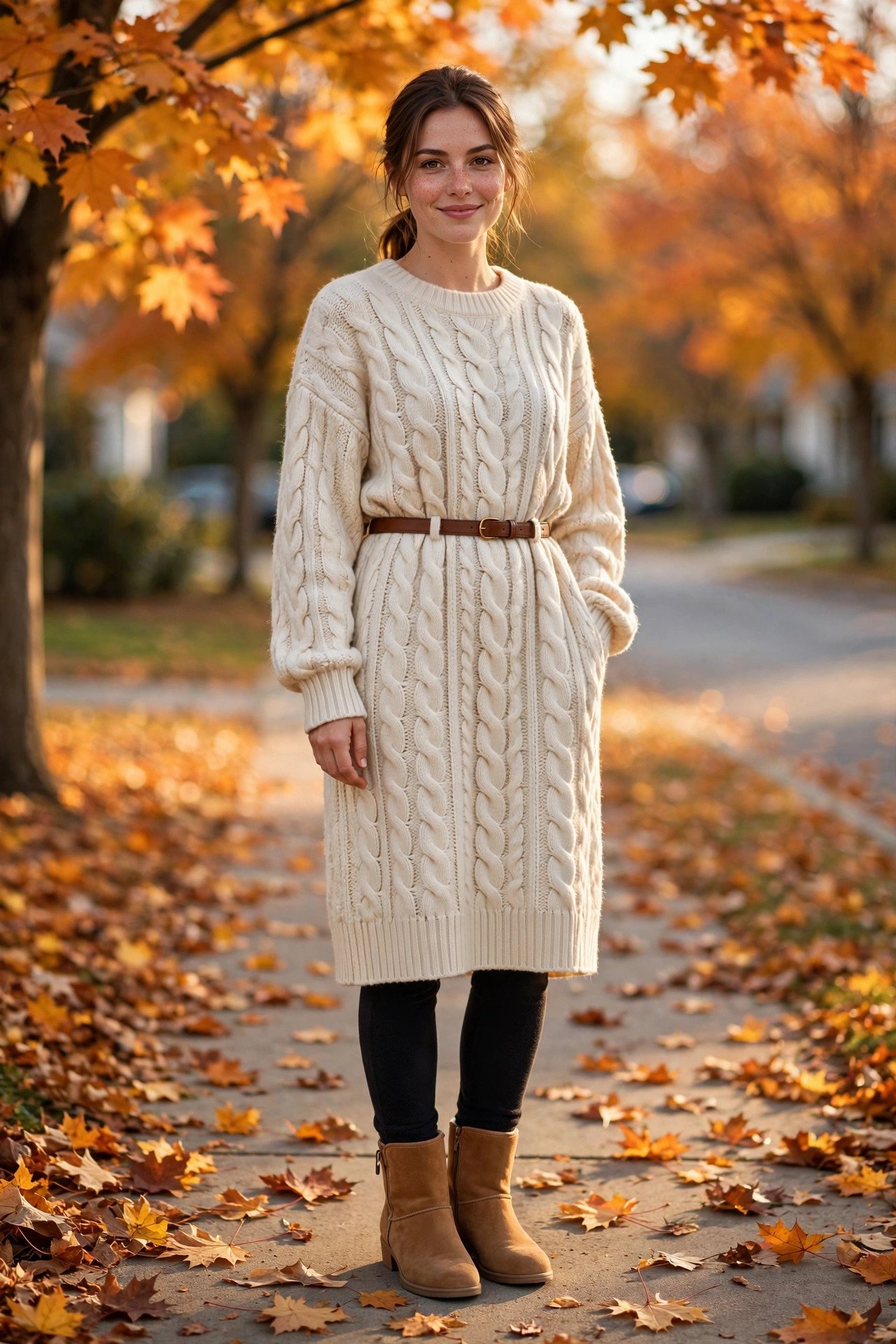 Oversized Sweater Dress Outfit: The Easiest Fall Look Ever