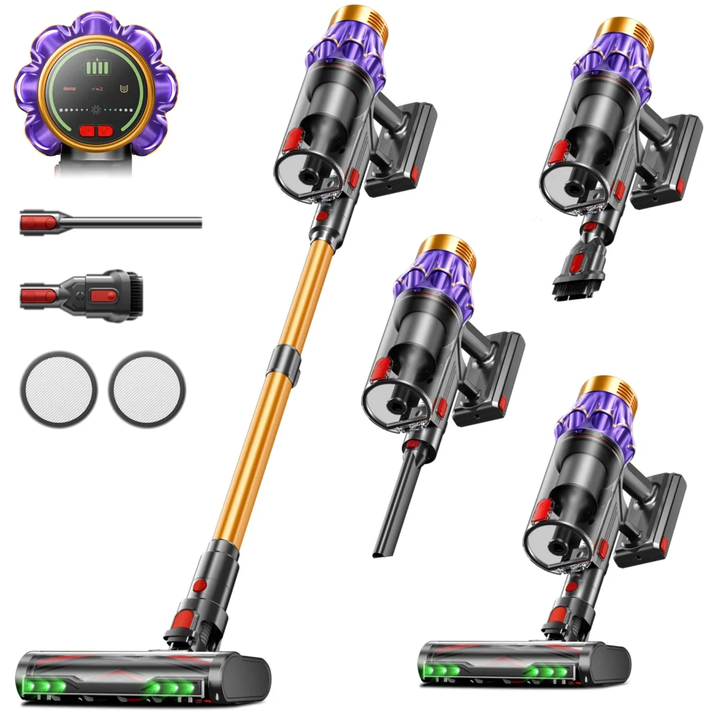M9 Y9 cordless vacuum cleaner with smart display - top selling on AliExpress