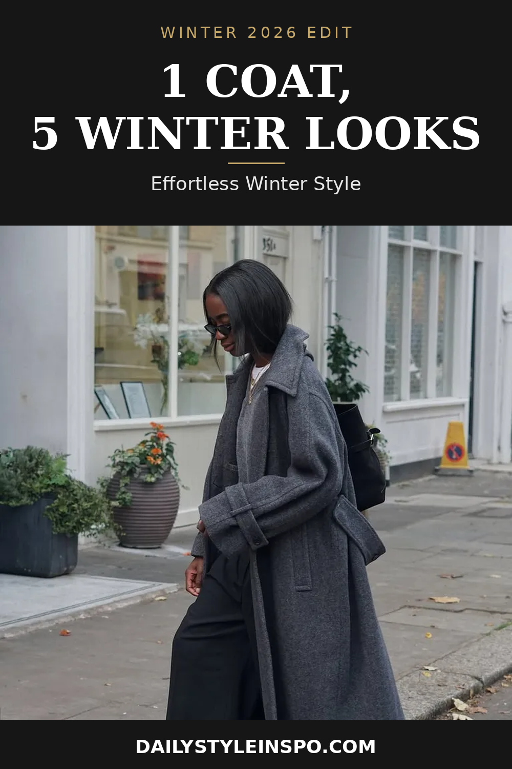 Long wool coat winter outfit ideas — five effortless cozy chic looks